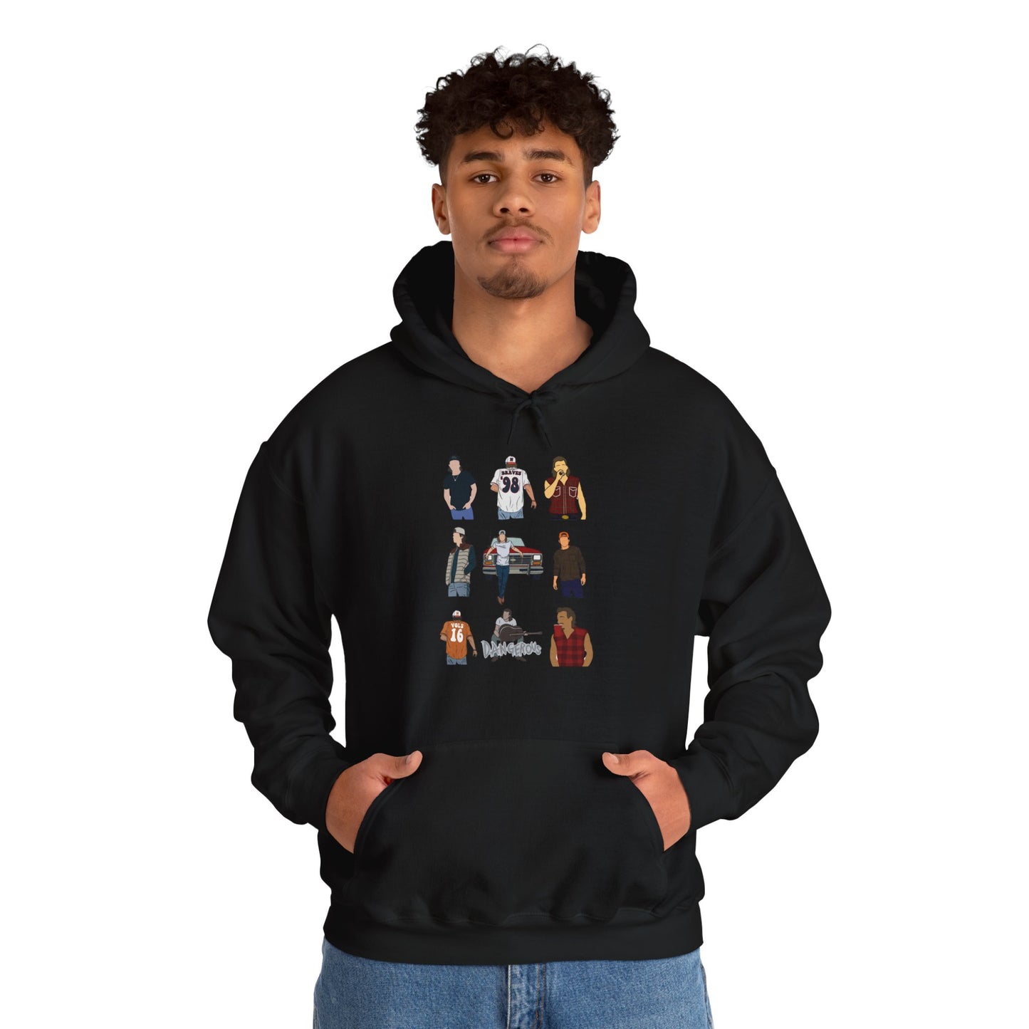 Morgan Wallen Retro Character Unisex Hoodie