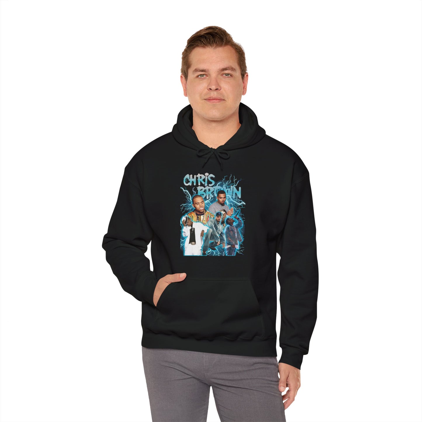 Chris Brown Y2K Vintage Concert Hoodie