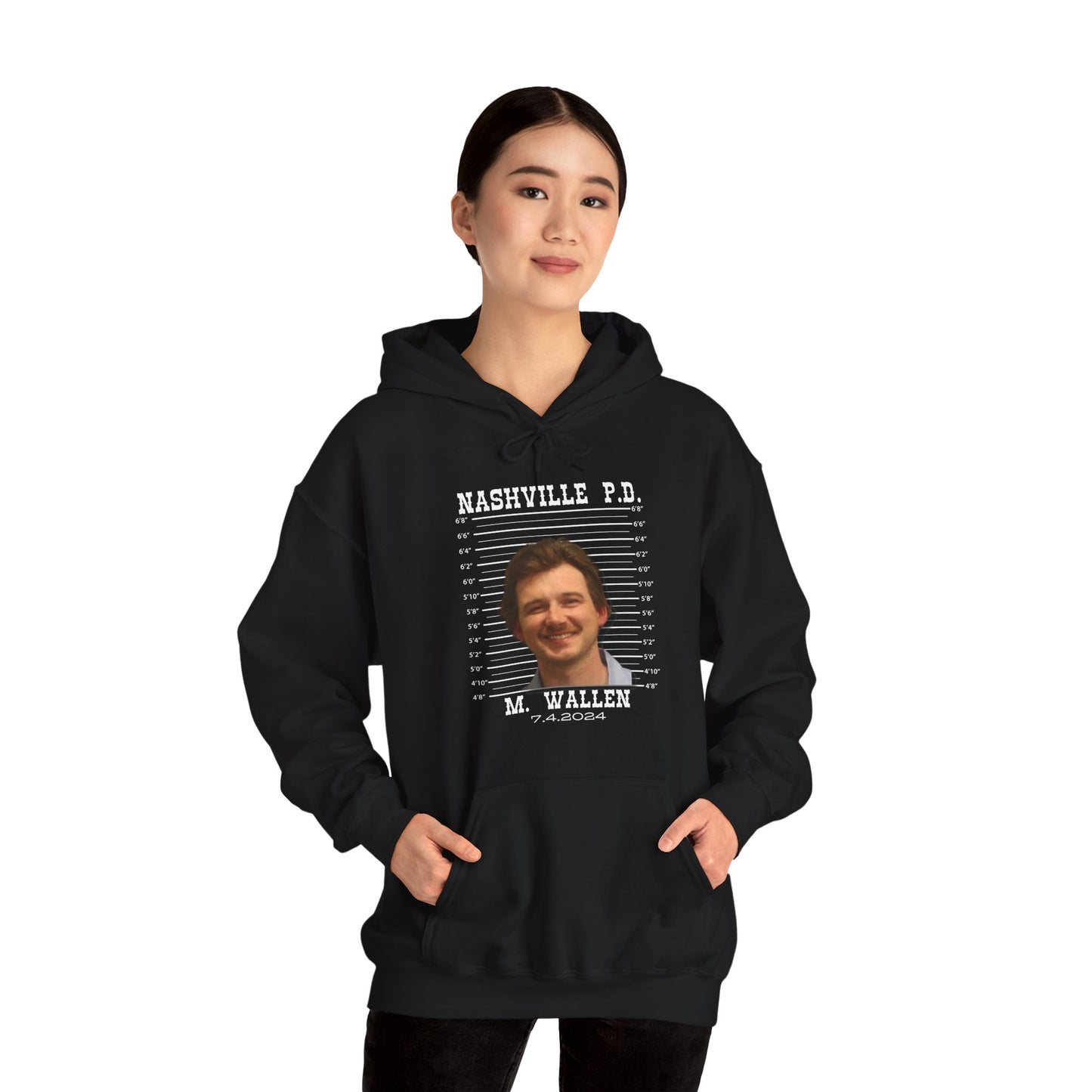Morgan Wallen Mugshot Concert Hoodie