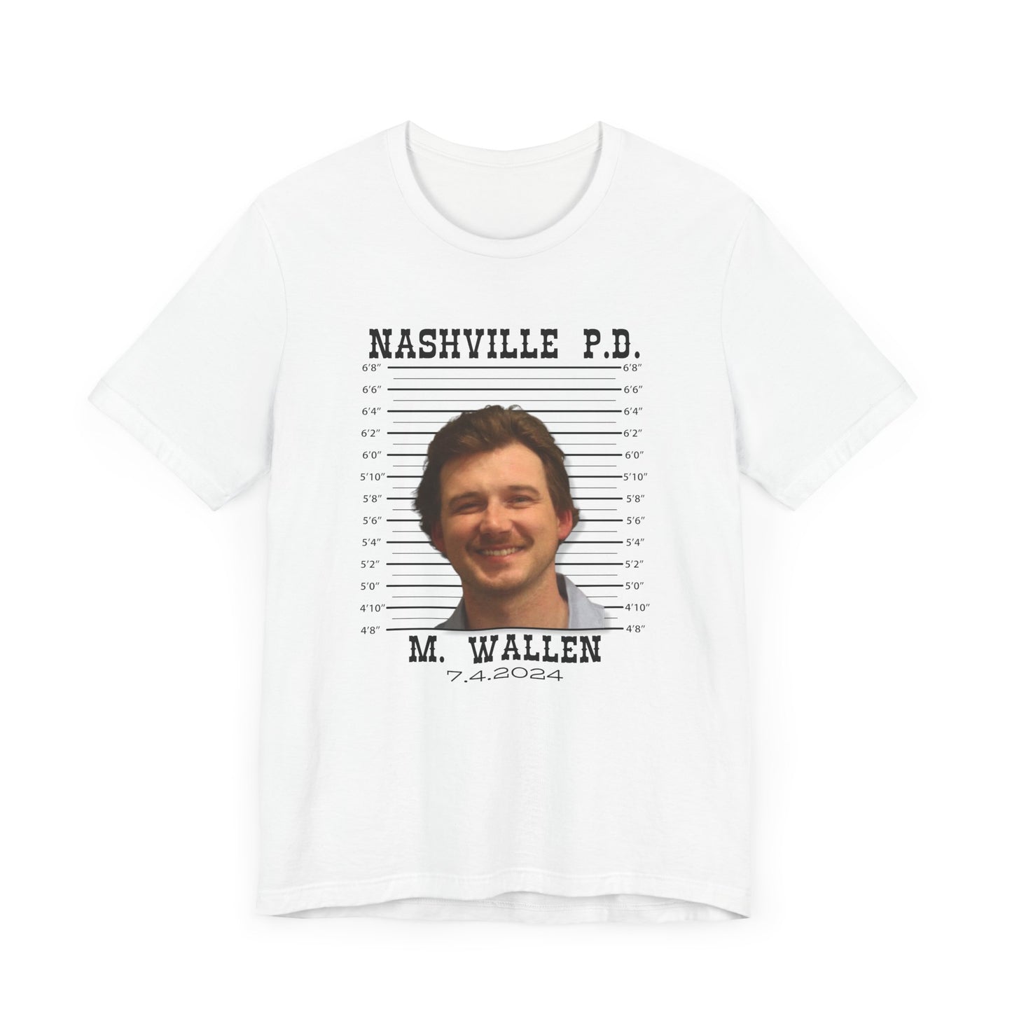 Morgan Wallen Mugshot Concert T Shirt