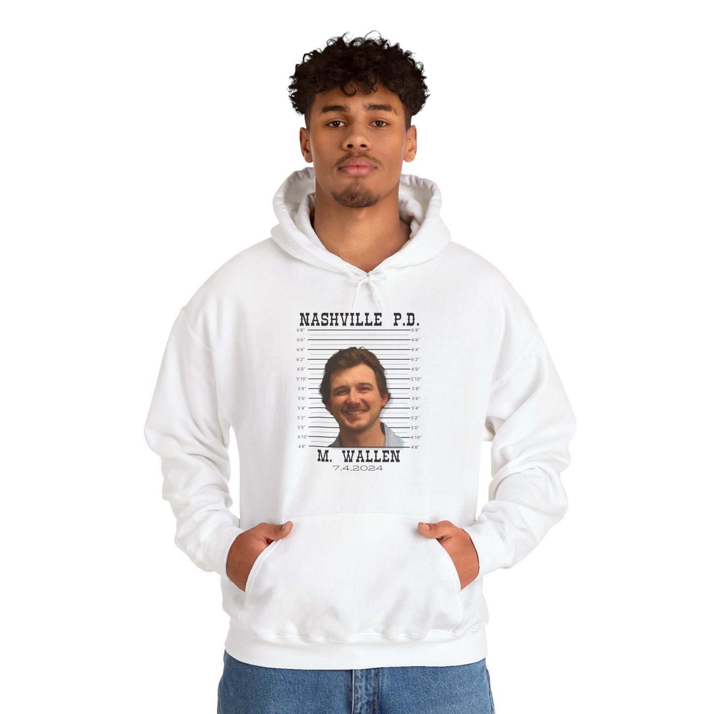Morgan Wallen Mugshot Concert Hoodie