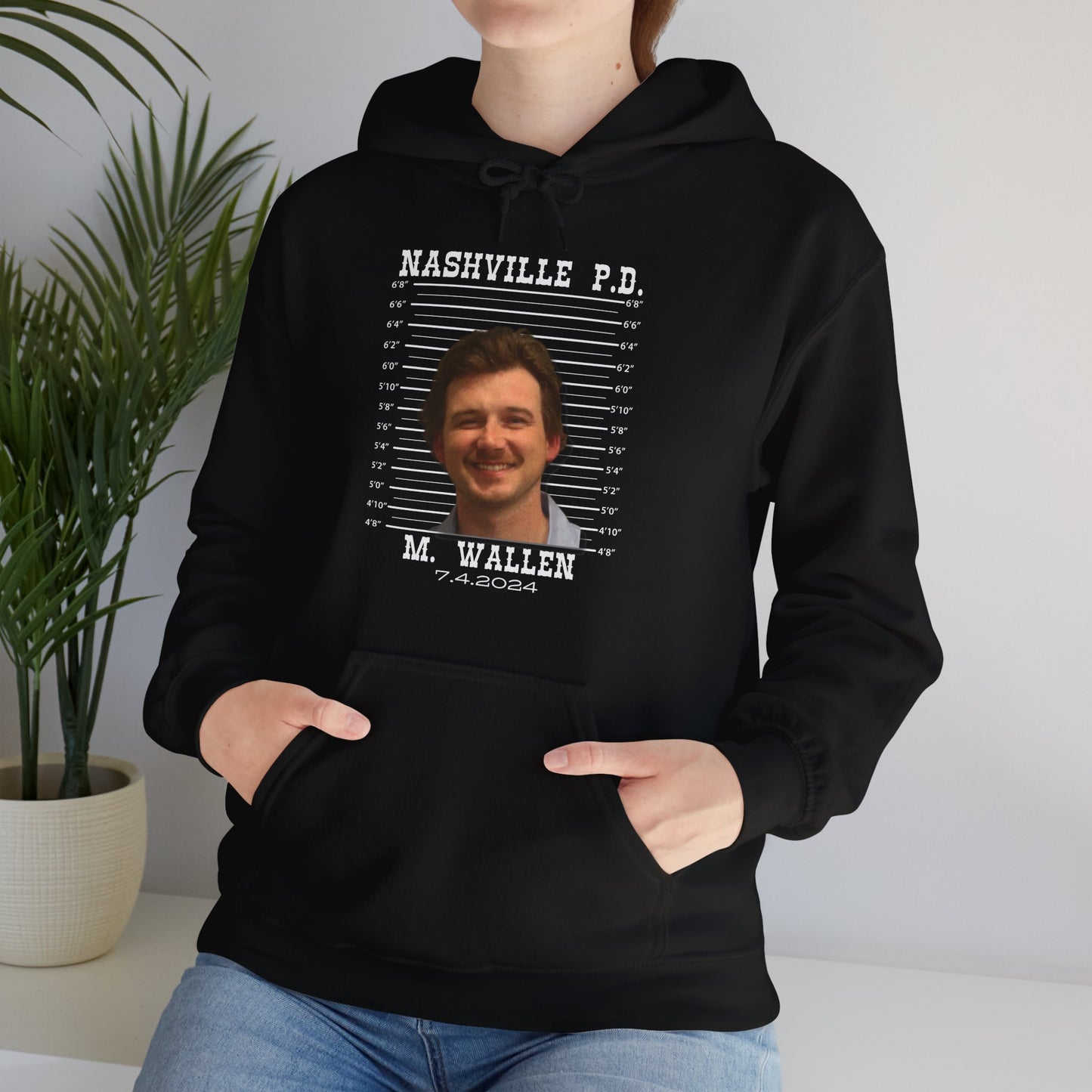 Morgan Wallen Mugshot Concert Hoodie