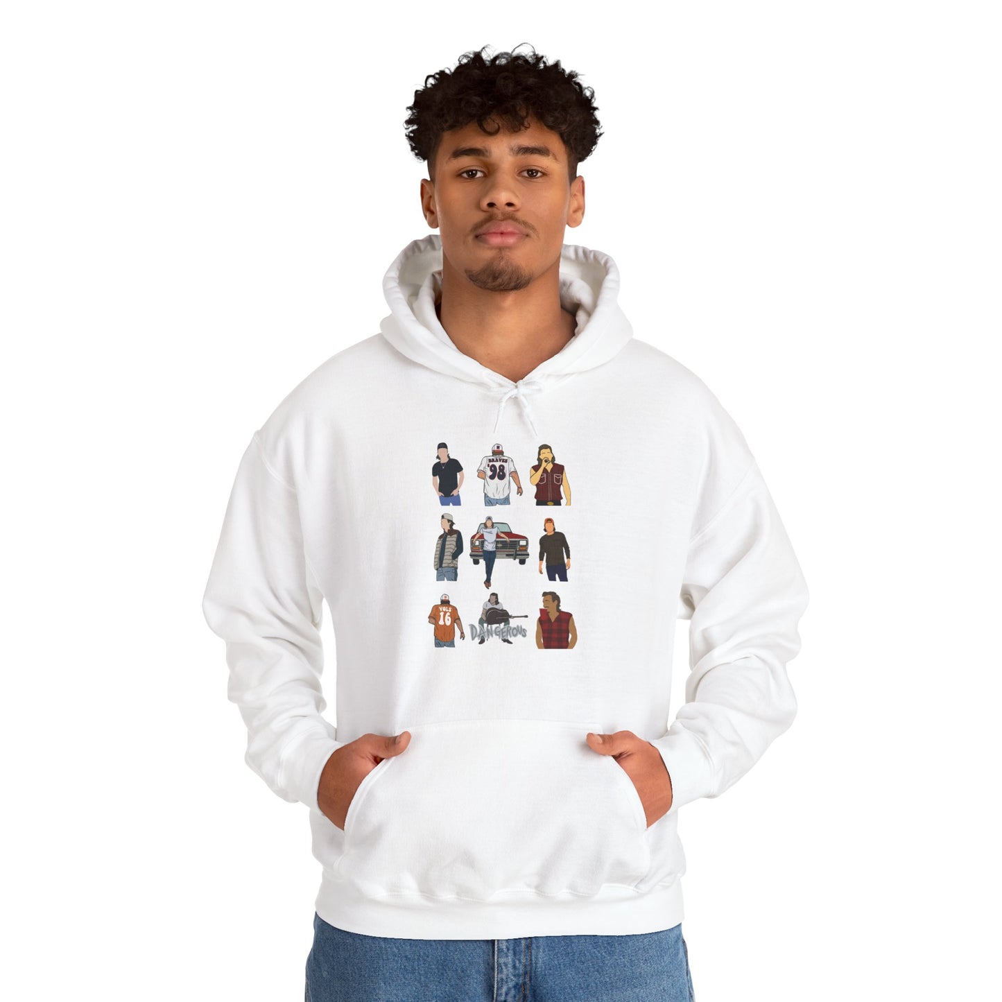Morgan Wallen Retro Character Unisex Hoodie