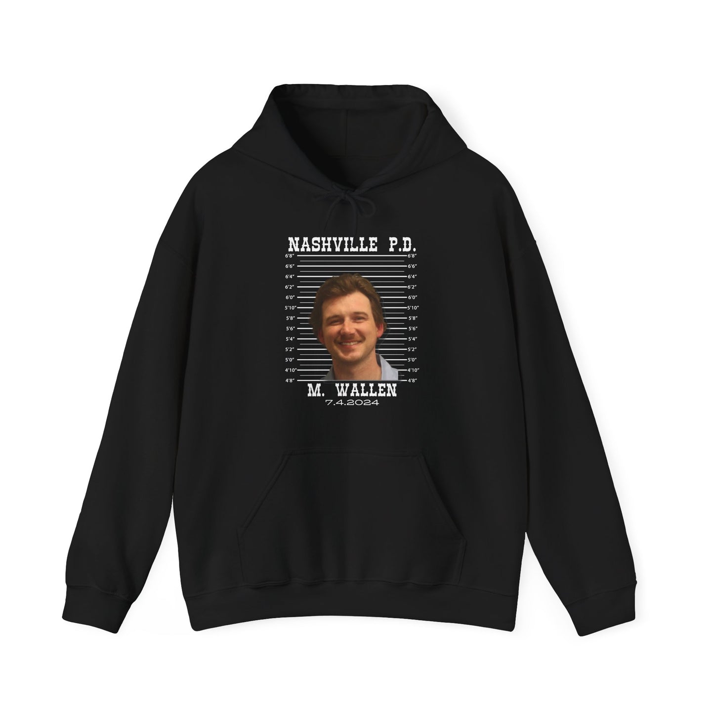 Morgan Wallen Mugshot Concert Hoodie