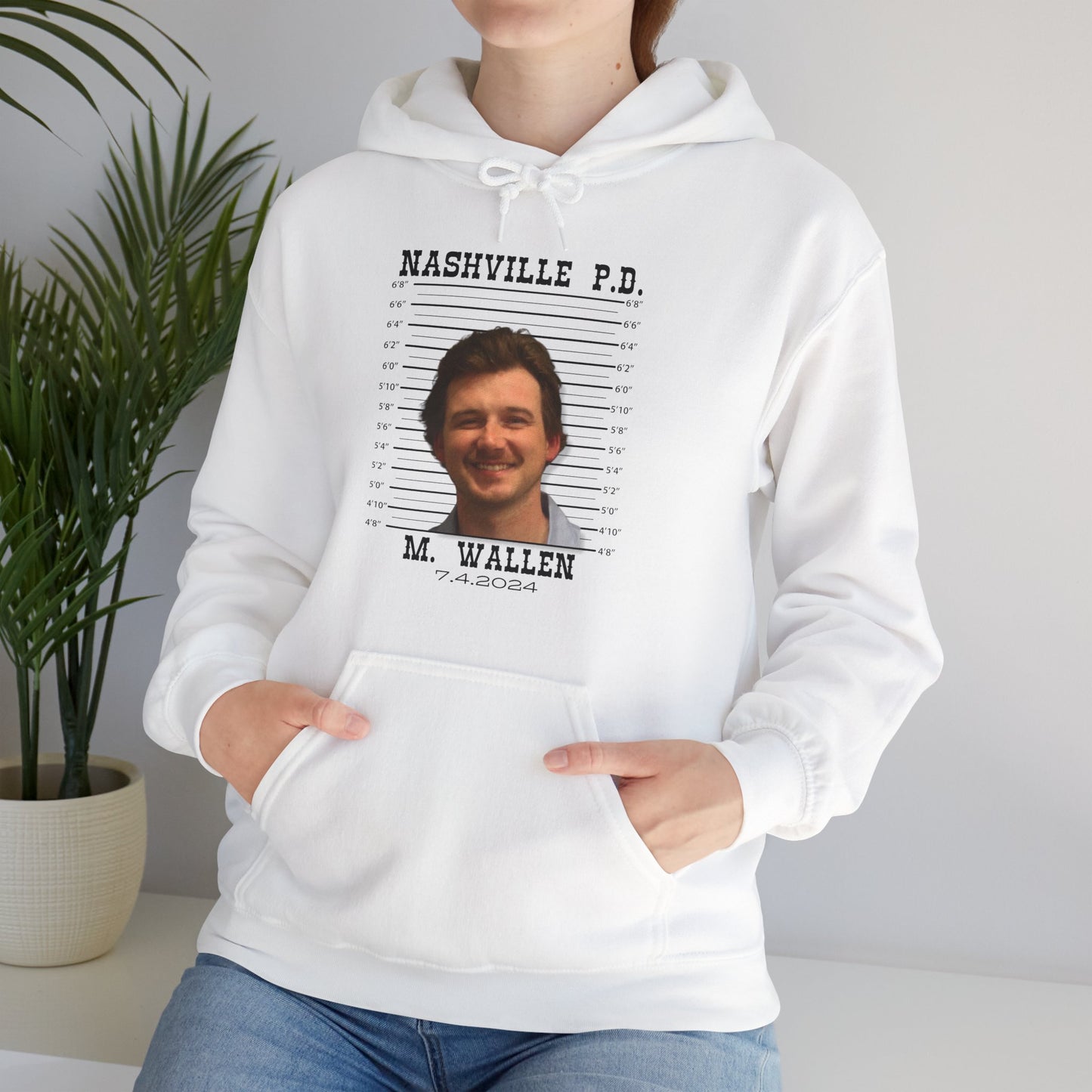 Morgan Wallen Mugshot Concert Hoodie