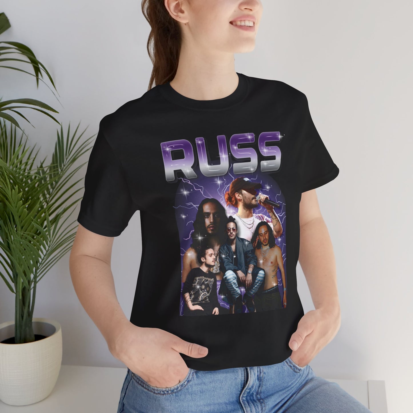 Russ Vintage Y2K Bootleg Concert T-Shirt